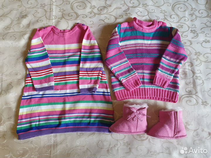 Вещи пакетом для девочки Mothercare р.6-9м, 9-12м