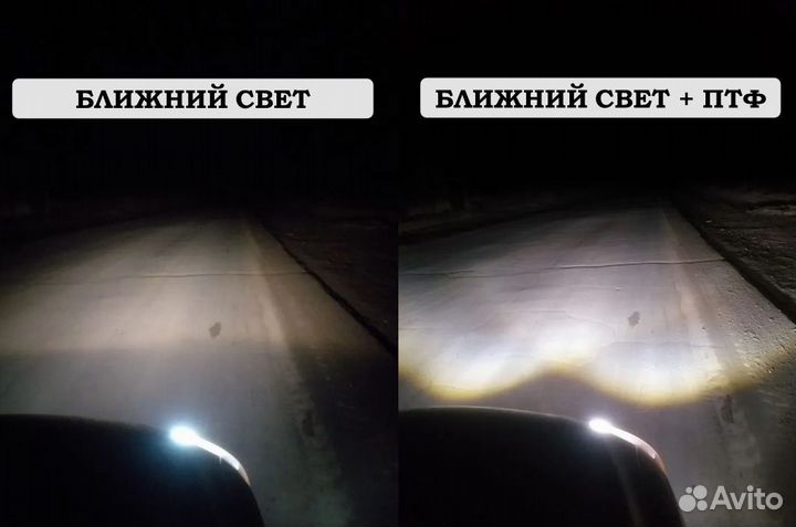 Противотуманные фары Mazda BT-50 2006-2012