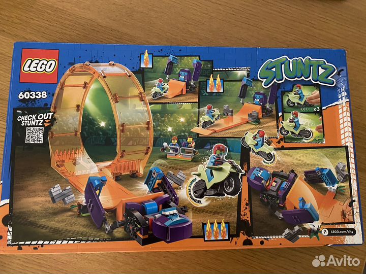 Lego city трюковая петля сокрушительный шимпанзе