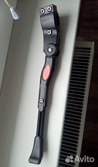 Подножка на велосипед (черная) для парковки