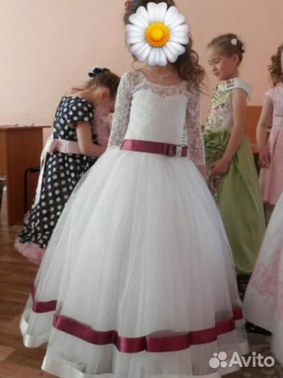 Платье праздничное для девочки 7 лет