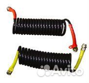 Трубопровод спиральный М16 L7,5м черный полиами