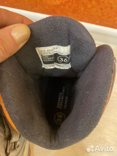 Коньки женские 36 размер