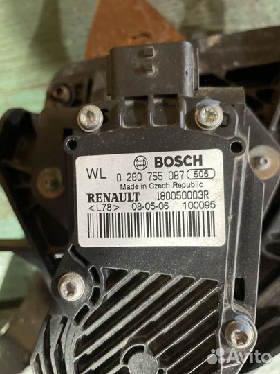 Педаль газа renault laguna 3 2,0 дизель