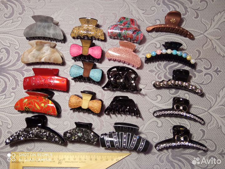 Заколки для волос, крабы, невидимки, шпильки