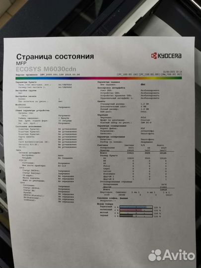 Мфу цветной Kyocera Ecosys M6030cdn