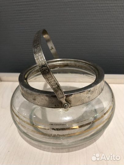 Сахарница стекло СССР