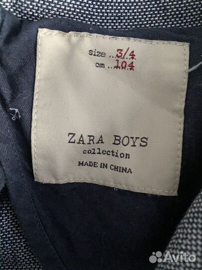 Пиджак zara на мальчика 104