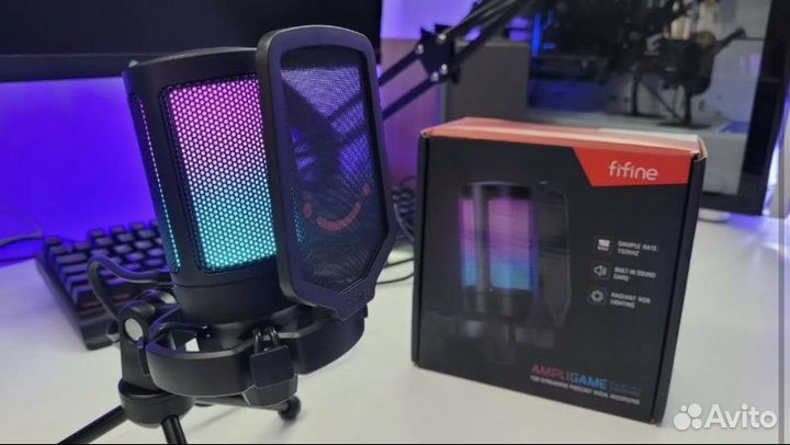 Микрофон Fifine AmpliGame A6V Black