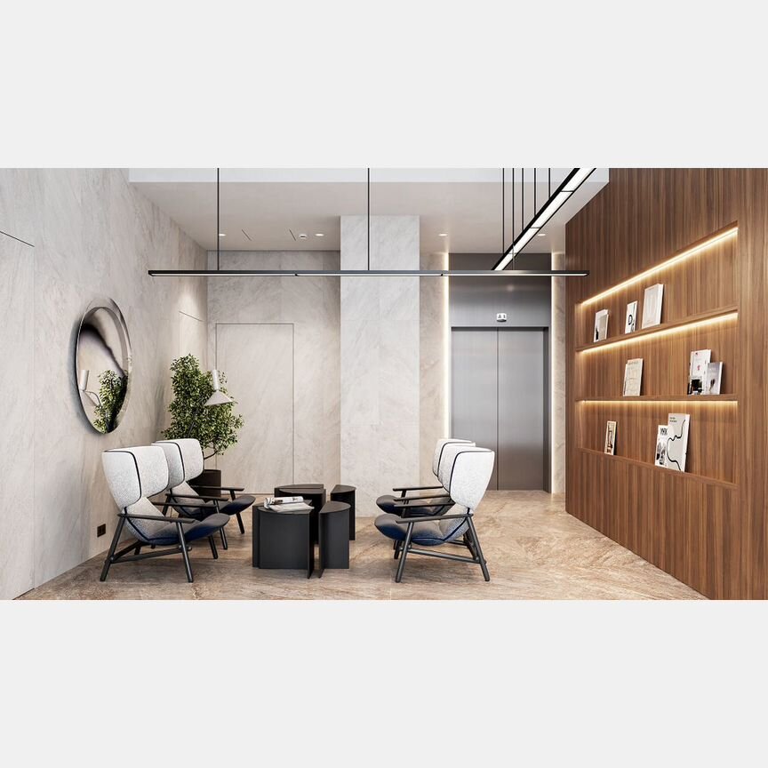 2-к. квартира, 69 м², 38/39 эт.