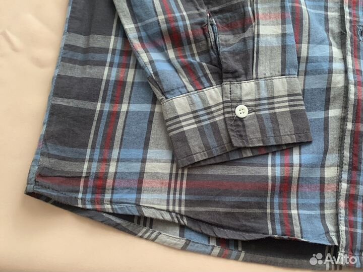 Рубашка для мальчика 12-13 лет с капюшоном