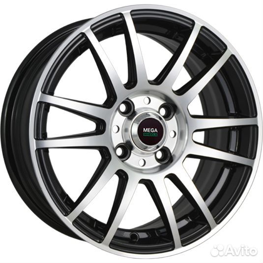 R15 4x100 6J ET48 D54,1 Cross Street Y4917 BKF