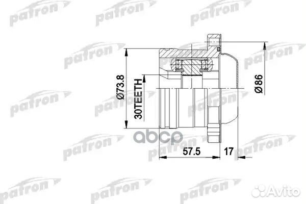 Шрус внутр лев/прав к-кт VW: jetta /bora 98- А