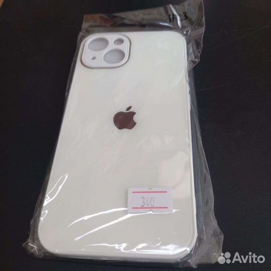 Стеклянный чехол iPhone 13