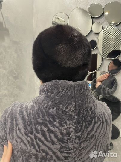 Шапка норковая женская