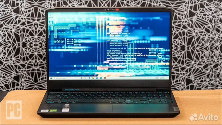 Lenovo 15.6 i5-10300H 4яд8п GTX1650Ti 8Гб SSD500Гб