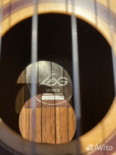 Укулеле концерт LAG U500CE