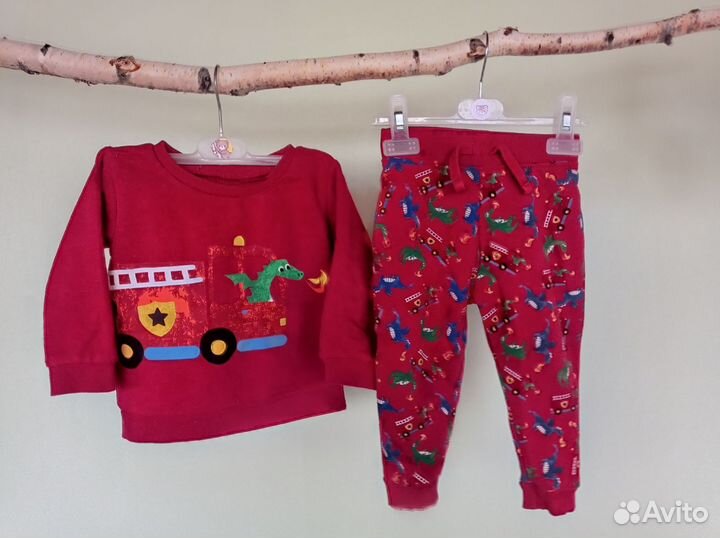 Одежда пакетом для мальчика 80/86см