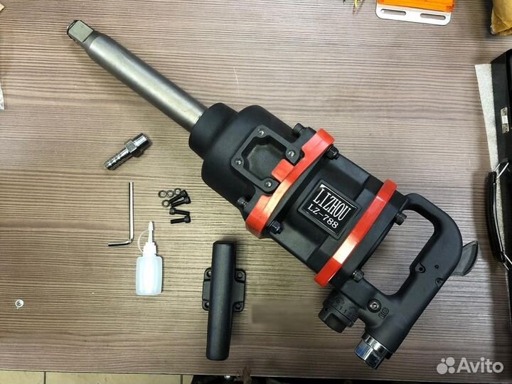 6 Большой пневмо-ударный гайковерт момент 900-1200