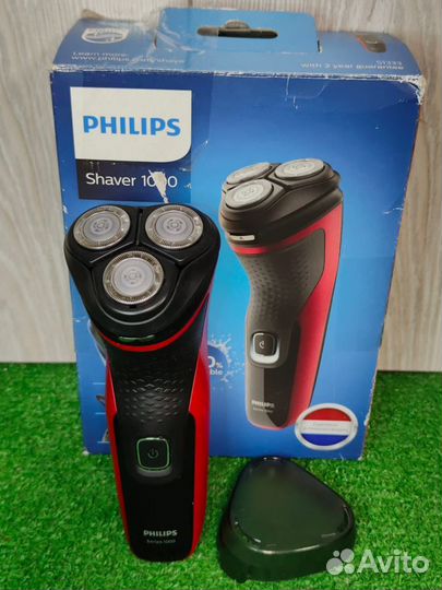 Электробритва Philips S1333, сочный красный