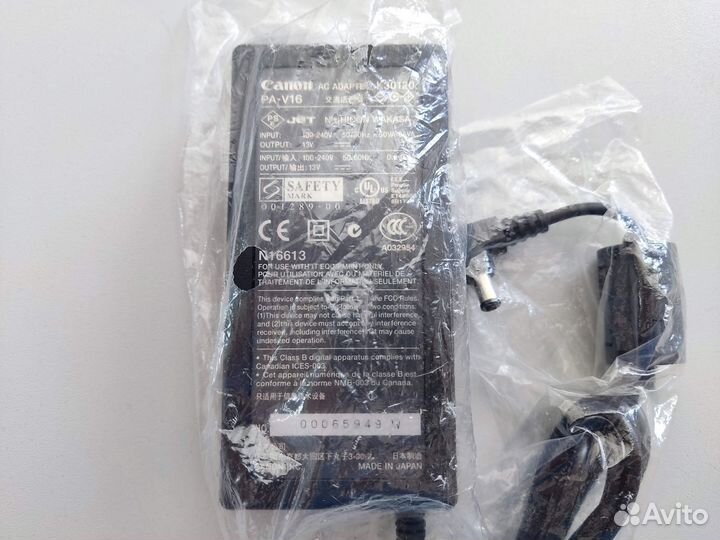 Адаптер питания Canon PA-V16 + Canon DC-E1