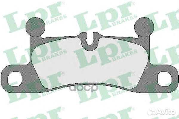 Колодки тормозные VW touareg 3.0-4.2 10/porsch