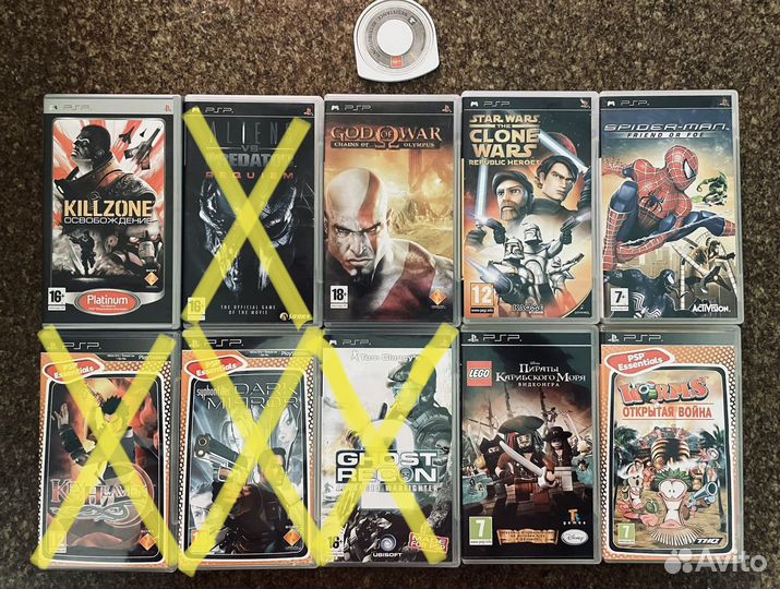 Диски игры на psp(Цены в описании)