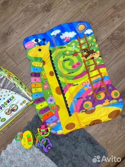 Развивающий коврик детский ростометр