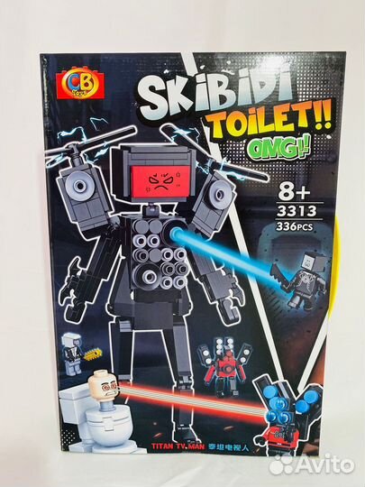 Конструктор Скибиди Туалет / Skibidi Лего