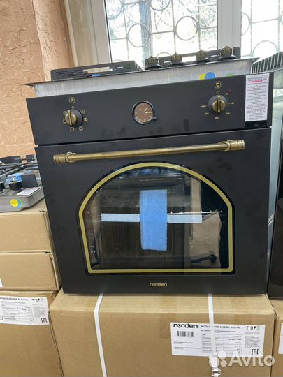 Электрический духовой шкаф Norden NRD 6000 BL Rust