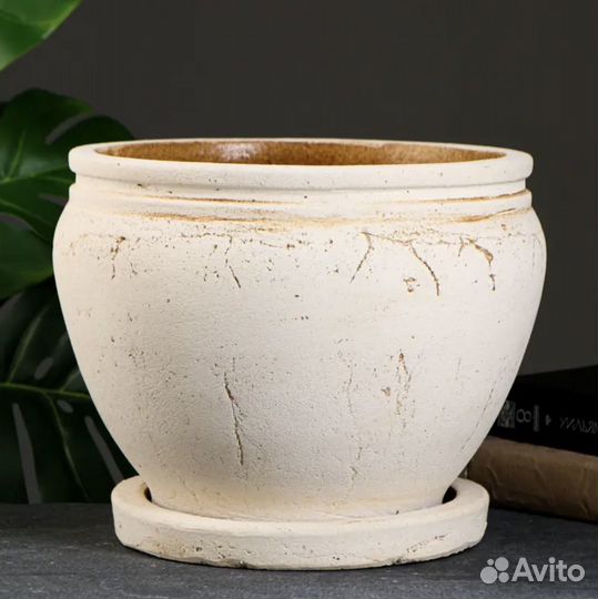 Горшок для цветов керамика большой