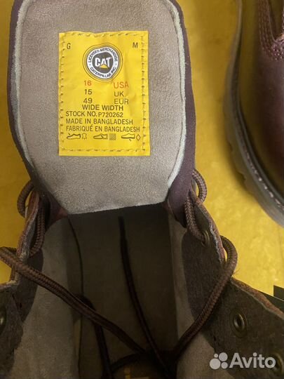 Ботинки caterpillar
