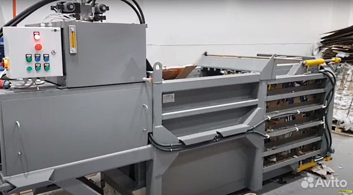 Горизонтальный пресс для макулатуры