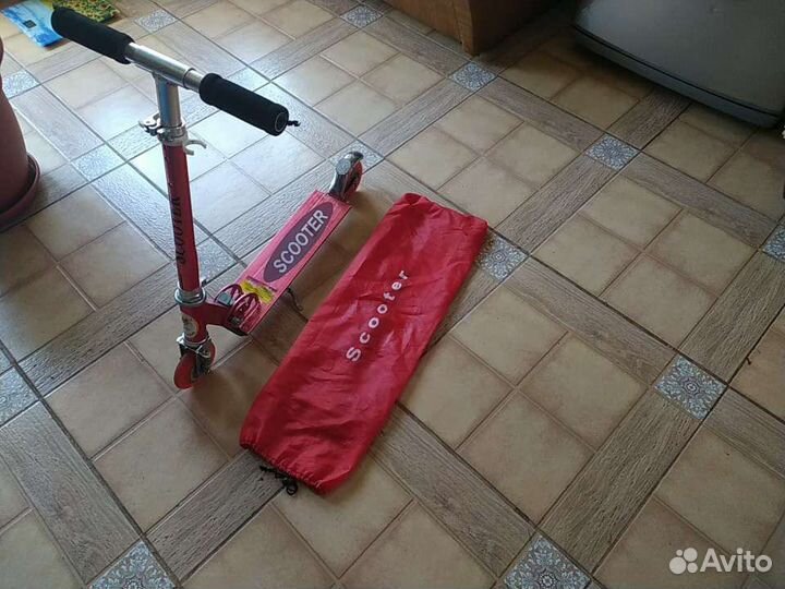 Самокат детский двухколесный бу