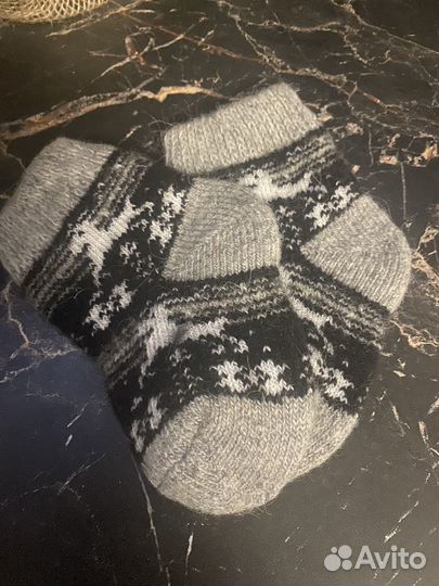 Носочки детские шерстяные