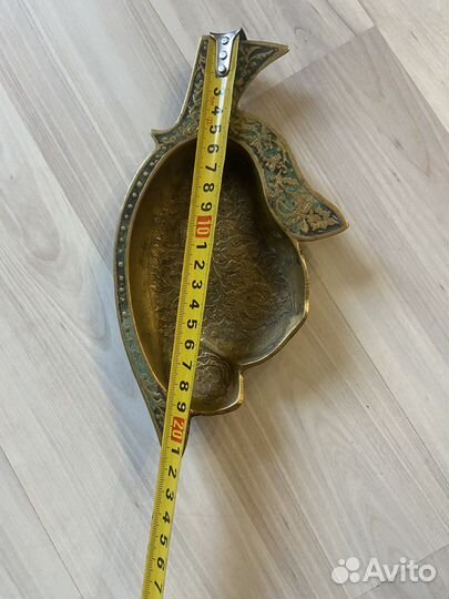 Икорница латунь