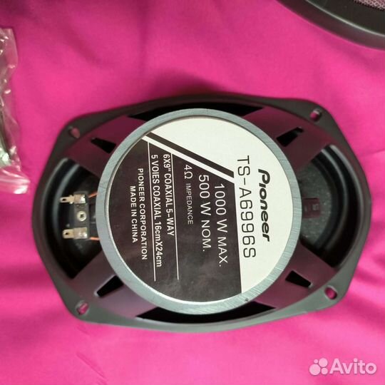 Новые автоколонки Пионер овальные