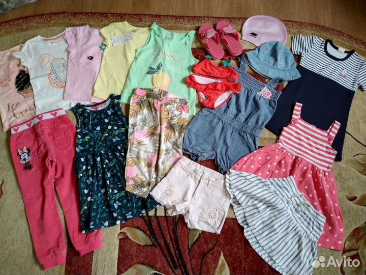 Летние вещи пакетом для девочки 104