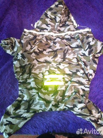 Дождевик для крупной собаки