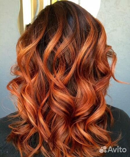 Модель на окрашивание волос