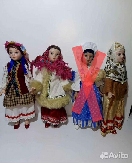 Куклы дамы эпохи, куклы в костюмах народов мира