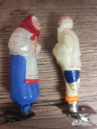 Елочные игрушки СССР сказка о золотой рыбки