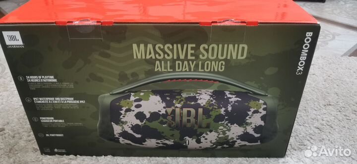 Jbl boombox 3 оригинальная новая запечат