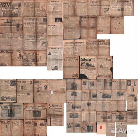 Старые газеты и журналы 1930-е