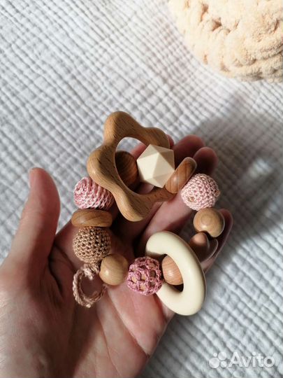 Плюшевый плед подарок для новорожденной