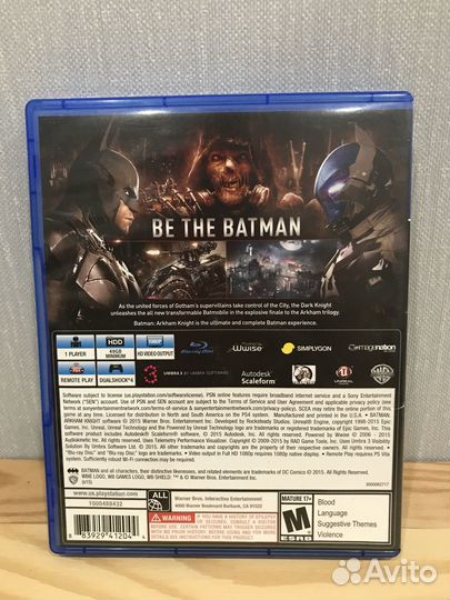 Batman Arkham Knight PS4