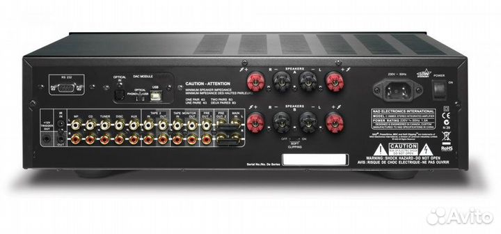 Интегральный усилитель NAD C356BEE DAC black