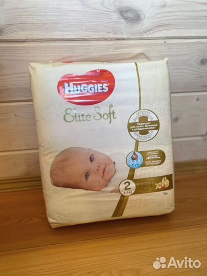 Подгузники Huggies Elite Soft 82шт