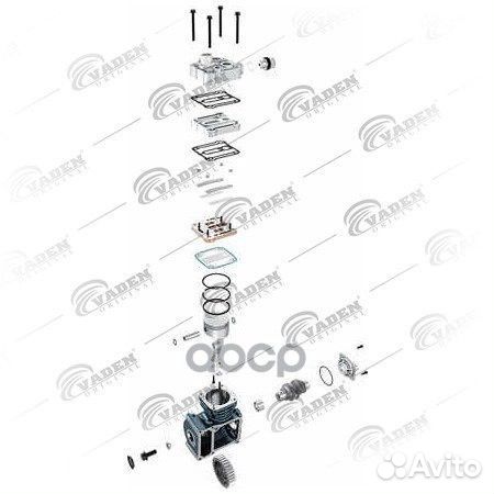 Компрессор одноцилиндровый MAN D2066/D2676, VAD