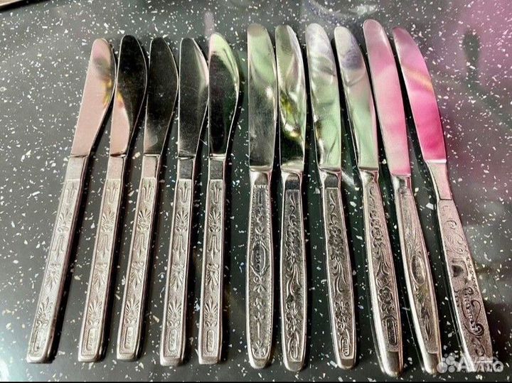 Ложки вилки Ножи СССР Нержавеющая сталь